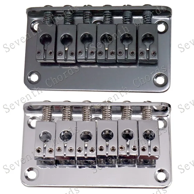 

Набор винтажных 6-струнных седельных гитарных мостов для электрогитары-хромированные и черные на выбор