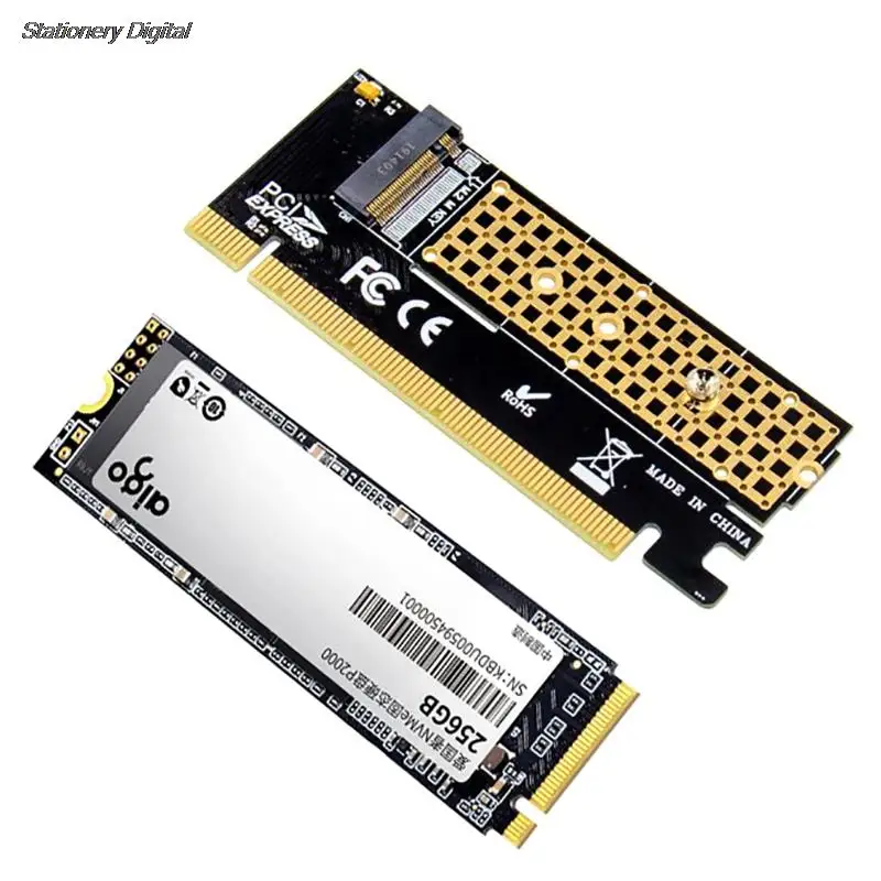 M.2 to PCIE x16 어댑터 카드, Pci-e to m.2 변환 어댑터, NVMe SSD 어댑터 m2 M 키 인터페이스, PCI 익스프레스 3.0x4 2230-2280 크기