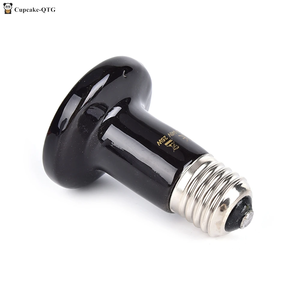 Reptile Lamp Bulbs Infrared Heating Bulb 25W/50W/75W/100W Basking Ceramic IR Heat Emitter Bulb