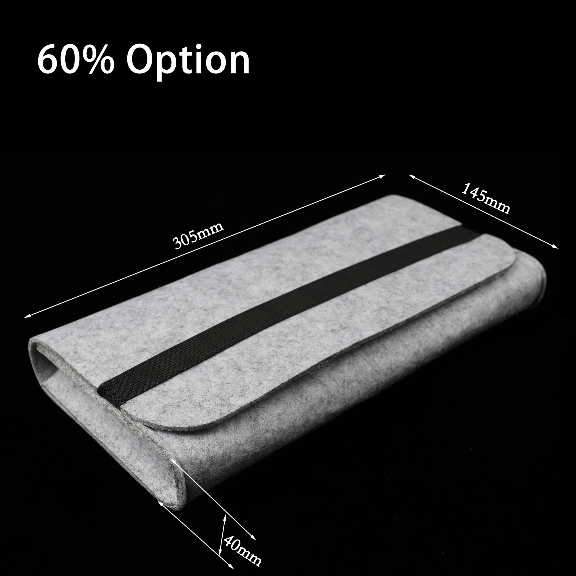 YMDK-Teclado Mecânico Capa Contra Poeira, Planck AMJ40