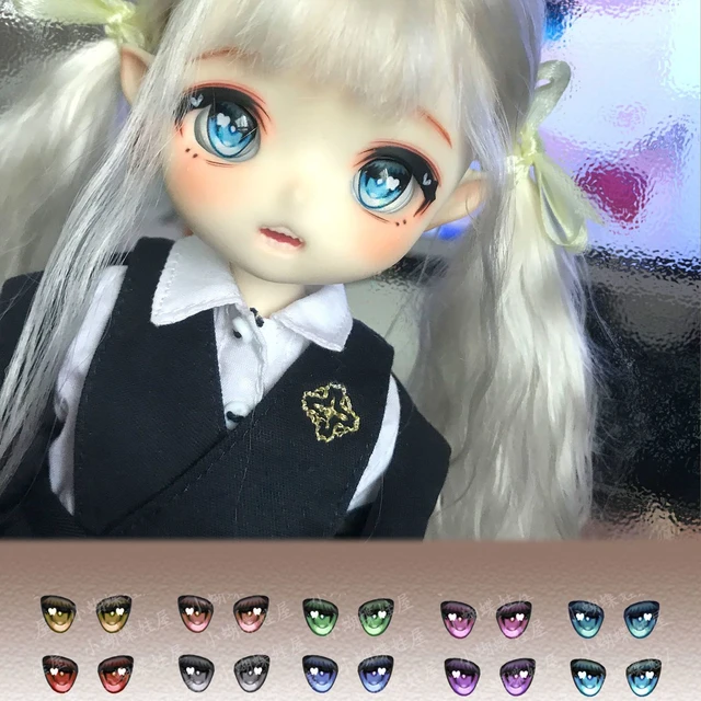 Doll Eyes 10/11/12/14/16/18mm Bjd Anime Doll Eyes Acrylic Fit for 1/3 & 1/4  & 1/6 & 1/8 Bjd Doll Change Makeup Eyes Accessories