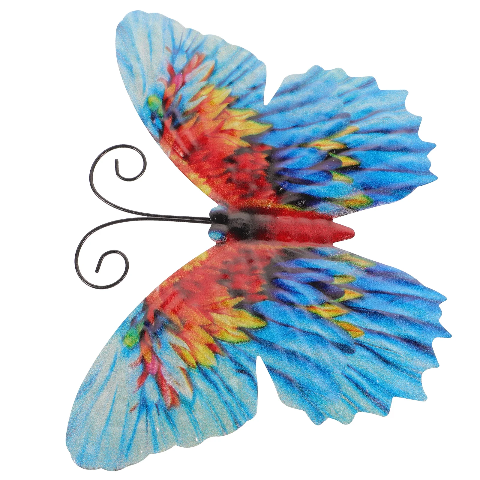 

Butterfly Home Decor Wall Art Outdoor Metal Butterflies Hanging Animals Decors Sculpture The Fence