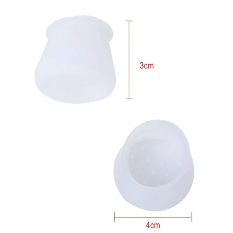 20Pcs Silicon Chair Leg Foot Covers Wooden Floor Protectors Non-slip Table Leg Pads Silent Wear Resistant Furniture Cushion Feet
