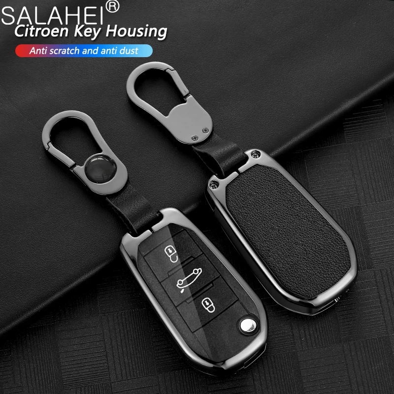 

Car Key Case Cover Shell For Peugeot 208 308 408 508 2008 3008 4008 5008 Citroen C4 C4L C6 C3-XR Picasso CACTUS C5 DS5 Accessory