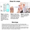300ml Ear Cleaner Wax Removal Tool with Spray Bottle Syringe Poratable Ear Water Irrigation Flushing System for Adults & Kids 5