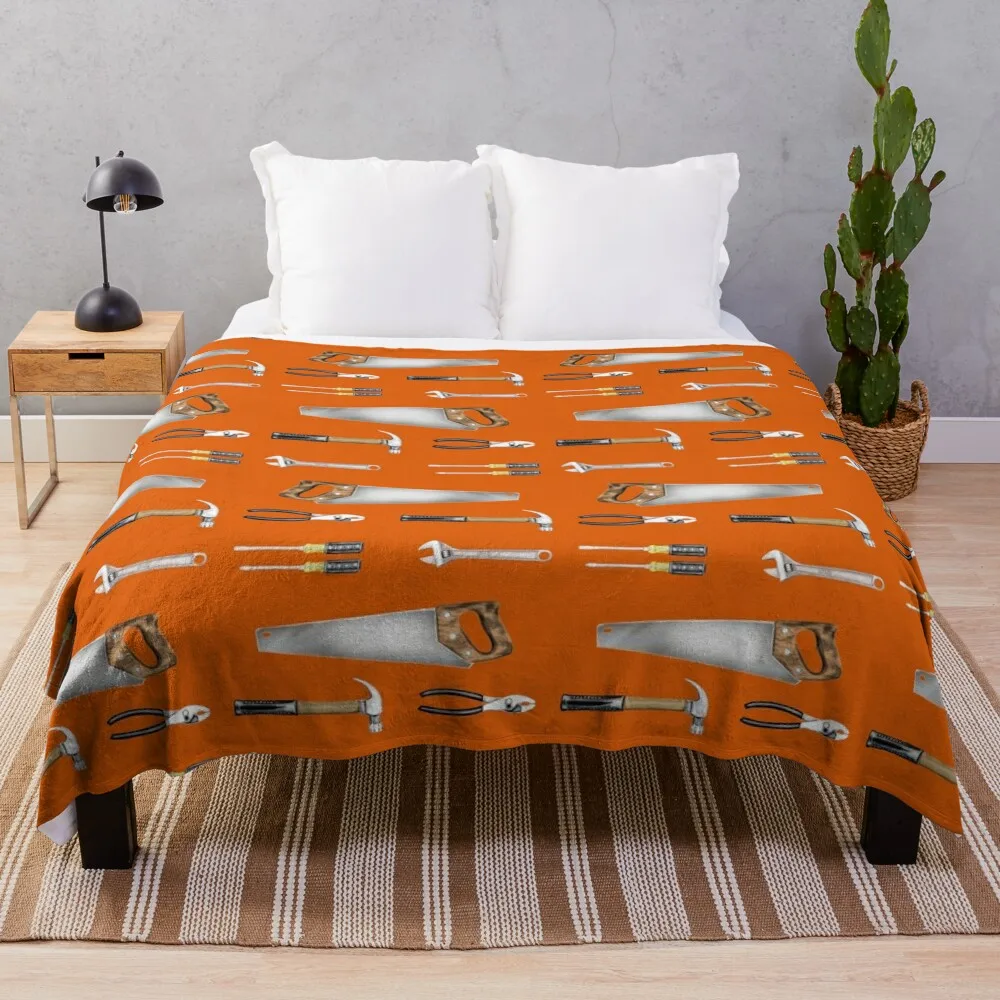 

Handyman tools Throw Blanket Warm Decorative Beds fluffy Blankets