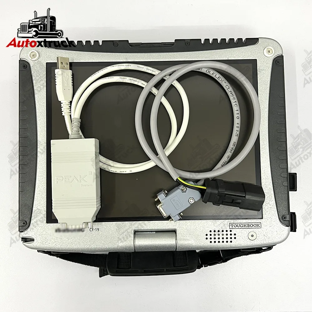 

Crown PCAN-USB with CF19 CF-19 Laptop Applicable Forklift CAN Interface Crown programming Interface diagnosis tool