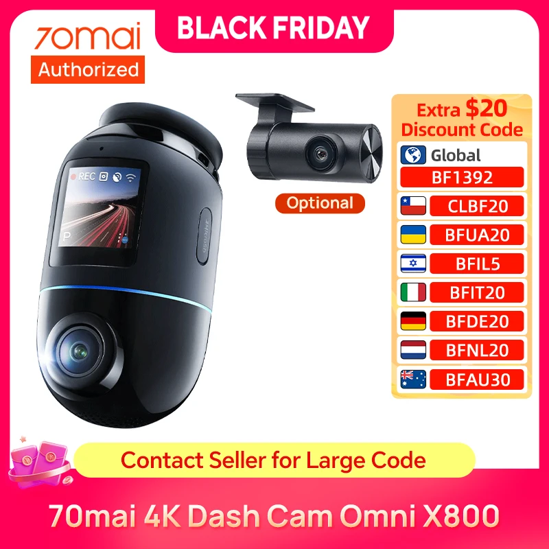 (新品)70mai Dash Cam Omni 32GB+Hardwireキット Amazon.com: 70mai Hardwire Kit UP03, 10ft Type-C Dash Cams, 12V