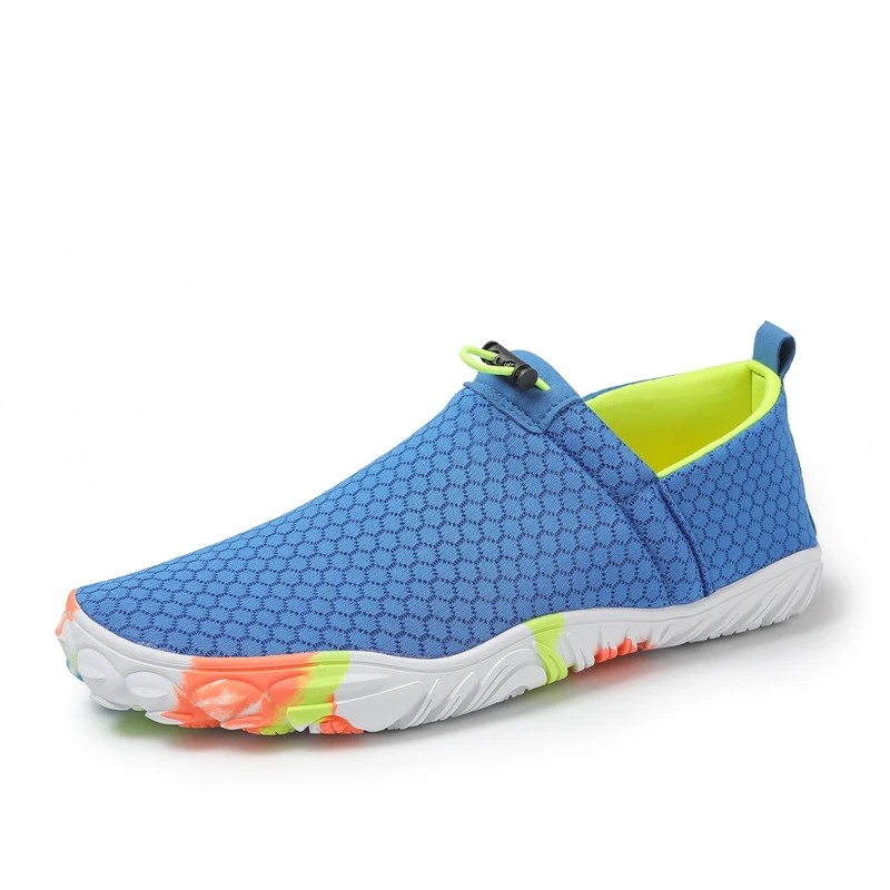 

2024 Trend Blue Water Shoes For Men Summer Breathable Outdoor Beach Five Fingers Shoes Women Indoor Lightweight Men's Gym Shoes