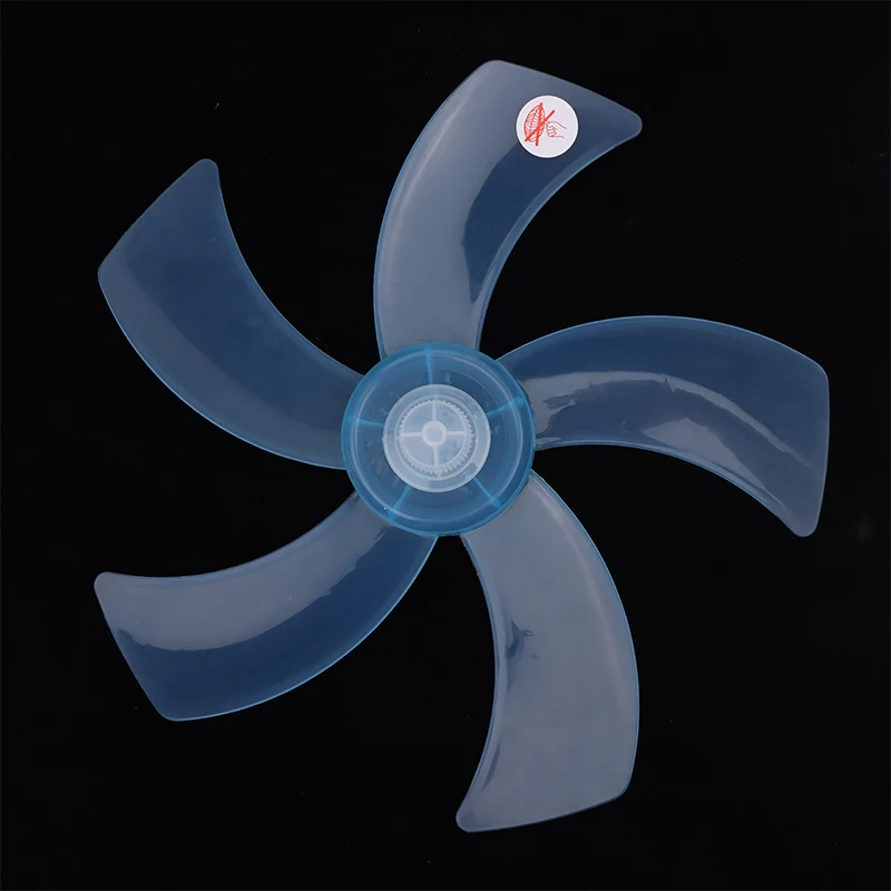 

16 Inch Household Plastic Fan Blade Five Leaves Stand/Table Fanner Accessories With Nut Cover For Pedestal Fan