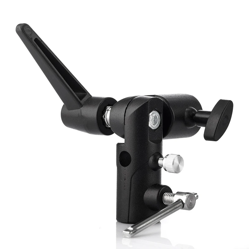 Staffa Portaombrelli Girevole 1/4 Pollici 3/8 Pollici Per Studio Fotografico Speedlight Light Stand Accessori Per Studio Fotografico