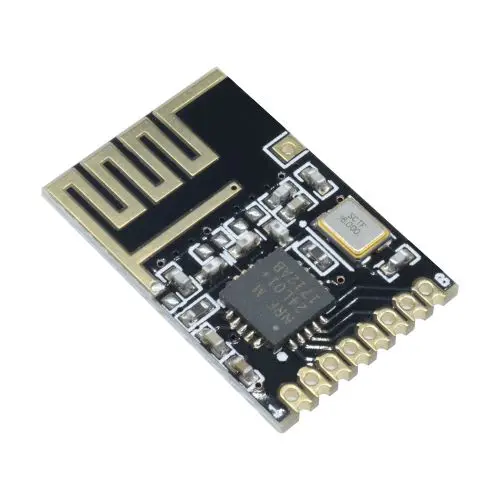 5-Pack Miniature Enhanced RF Wireless Modules - Power-Boosted 2.4GHz SMD Receiver Transceiver Board