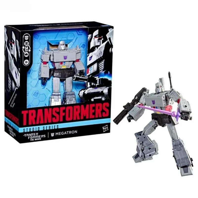 재고 있음 Hasbro 트랜스포머 장난감 스튜디오 시리즈 SS-86 메가트론 모델 로봇 컬렉션 액션 피규어 장난감 선물