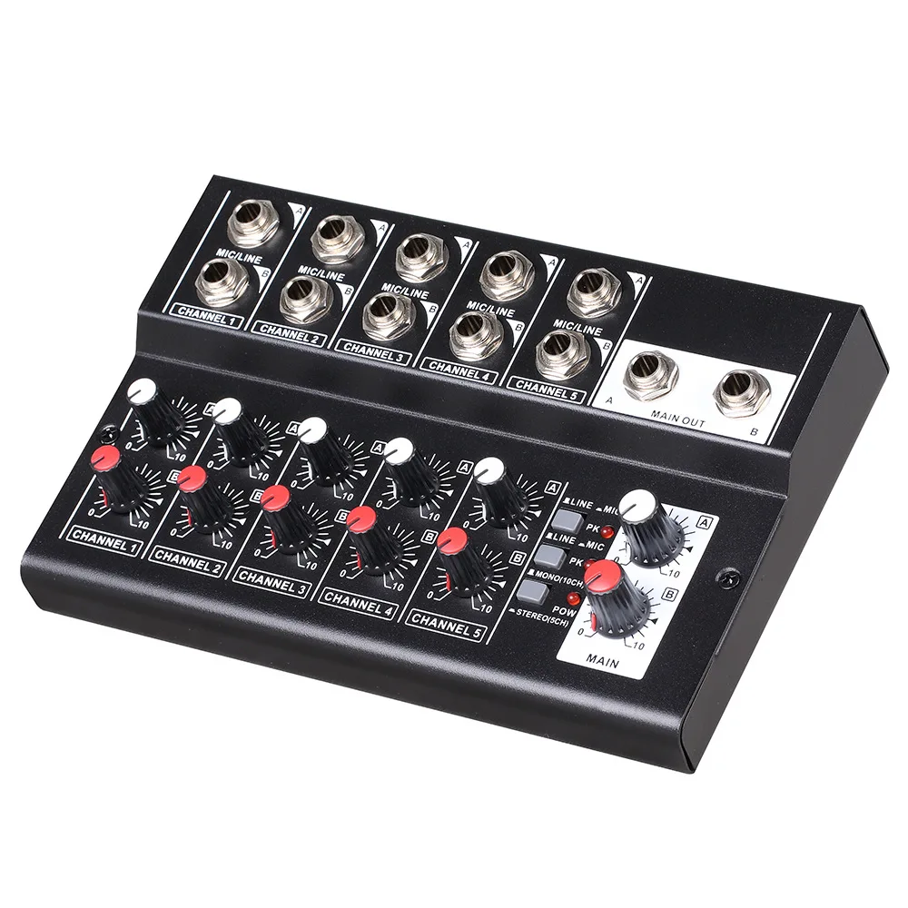 Mixer Audio Console Audio 10 Canali Digital Stereo Karaoke Live Broadcast Mixing Console Per Family Ktv Campus Dj Equipment