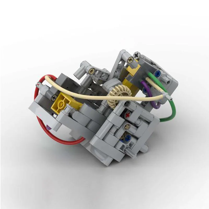 

NEW MOC Customed V2 Pneumatic Engine Matched with Technical 47225 Pneumatics Cylinder Building Blocks Creative DIY Bricks Toys