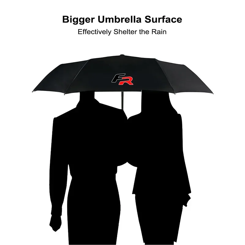 Car Fully Automatic Folding Umbrella Sunshade Accessories For Seat FR Cupra Leon Ateca Ibiza Exeo Arona Tarraco Formula Altea