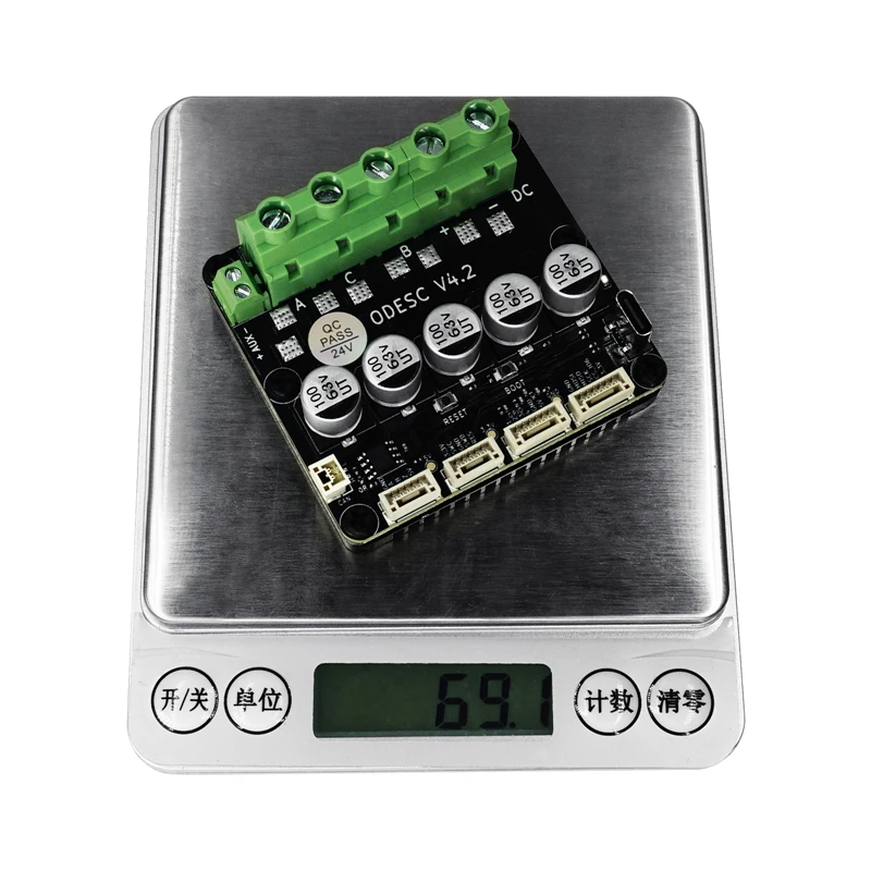 ODESC 단일 드라이브 고전류 고정밀 브러시리스 서보 모터 컨트롤러, Odrive 3.6 업그레이드 기반, V4.2, 8-24V