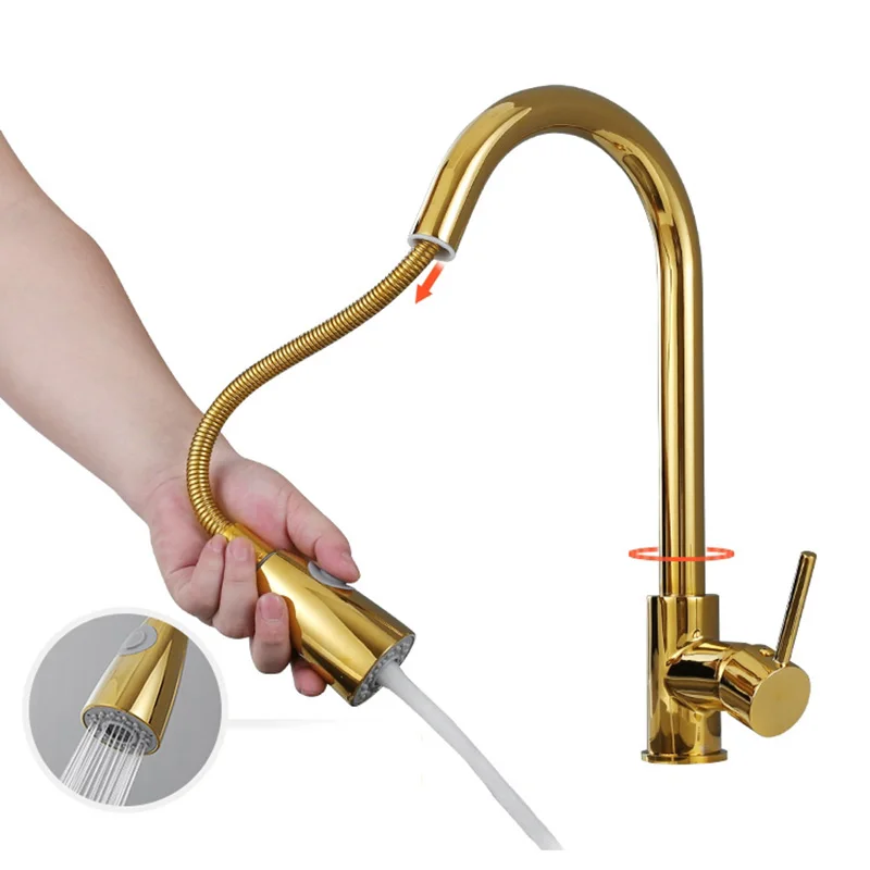 Gold Kitchen Sink kitchen accessories kitchen sink Above Counter or Undermount 304 Stainless Steel double Bowl Goldn Basket Drainer Soap Dispenser Washing Basin