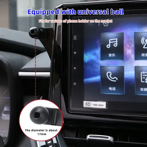 Toyota Corolla 2019-2022 차량용 휴대폰 홀더, 8/9 인치 내비게이션 화면, 차량용 고정 휴대폰 마운트, 모든 스마트폰과 호환 가능 5