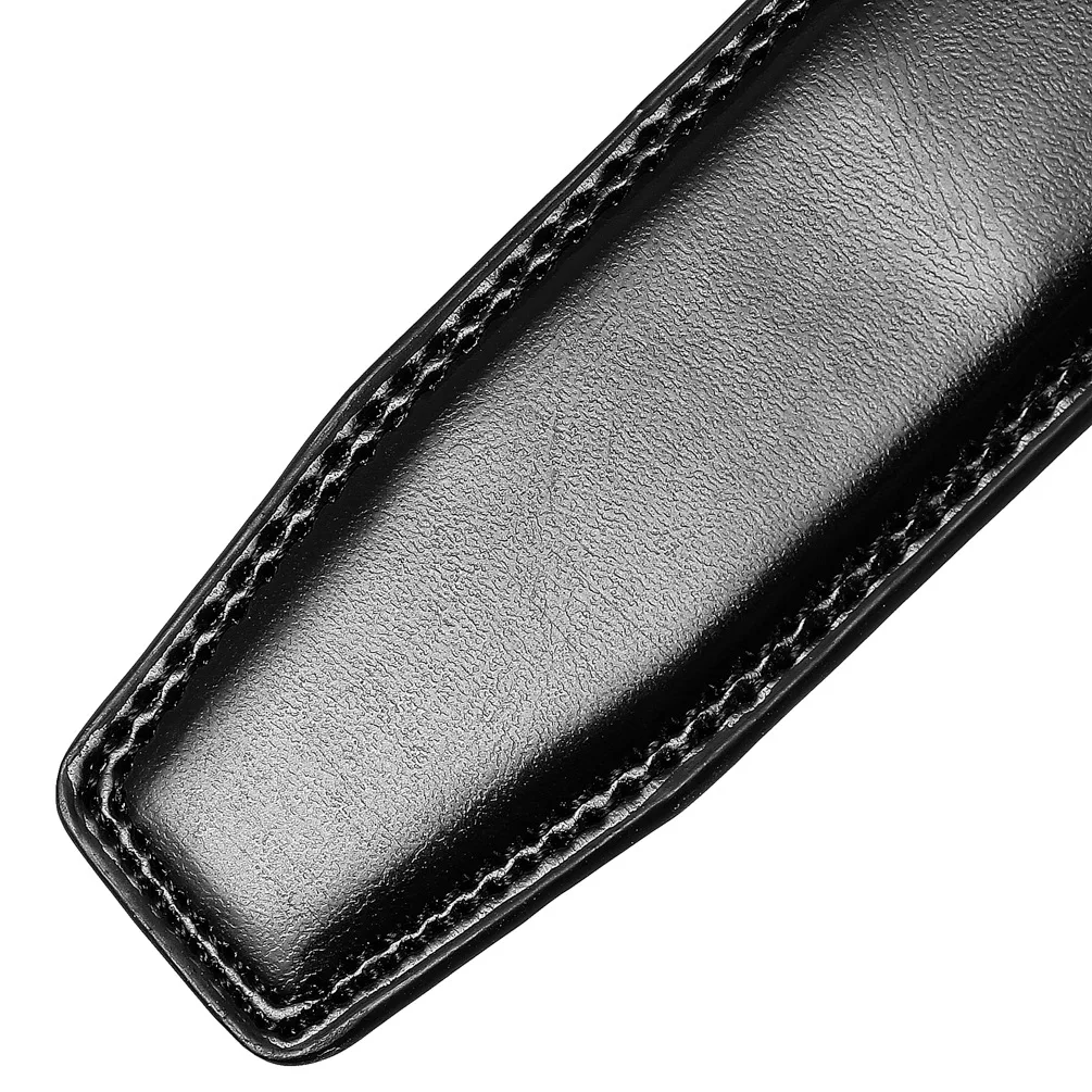 30mm 31mm Width Belt No Buckle For Men Black Coffee Men's Business Cow Leather Ratchet Belts Strap Without Buckles