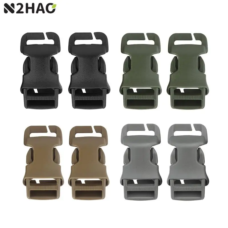 

2Pcs Buckles Side Release Buckle Quick Attach Surface Mount CS Hunting Gear Airsoft Vest Modular Attachment Point