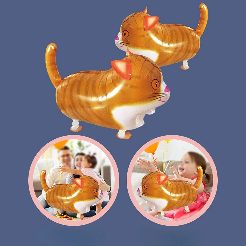 Beauty Cat Aluminum Film Balloon Children Girls Birthday Party ballon Valentine's Day Decoration Photographic Props