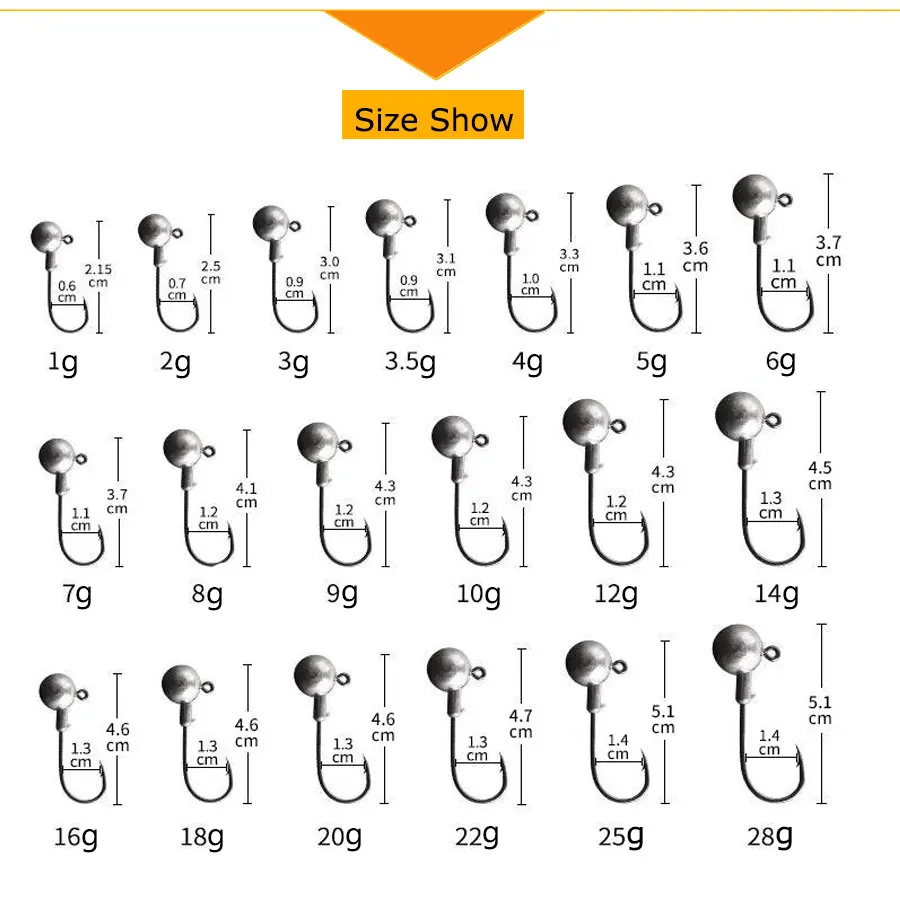 Jig Head Hook Set 2