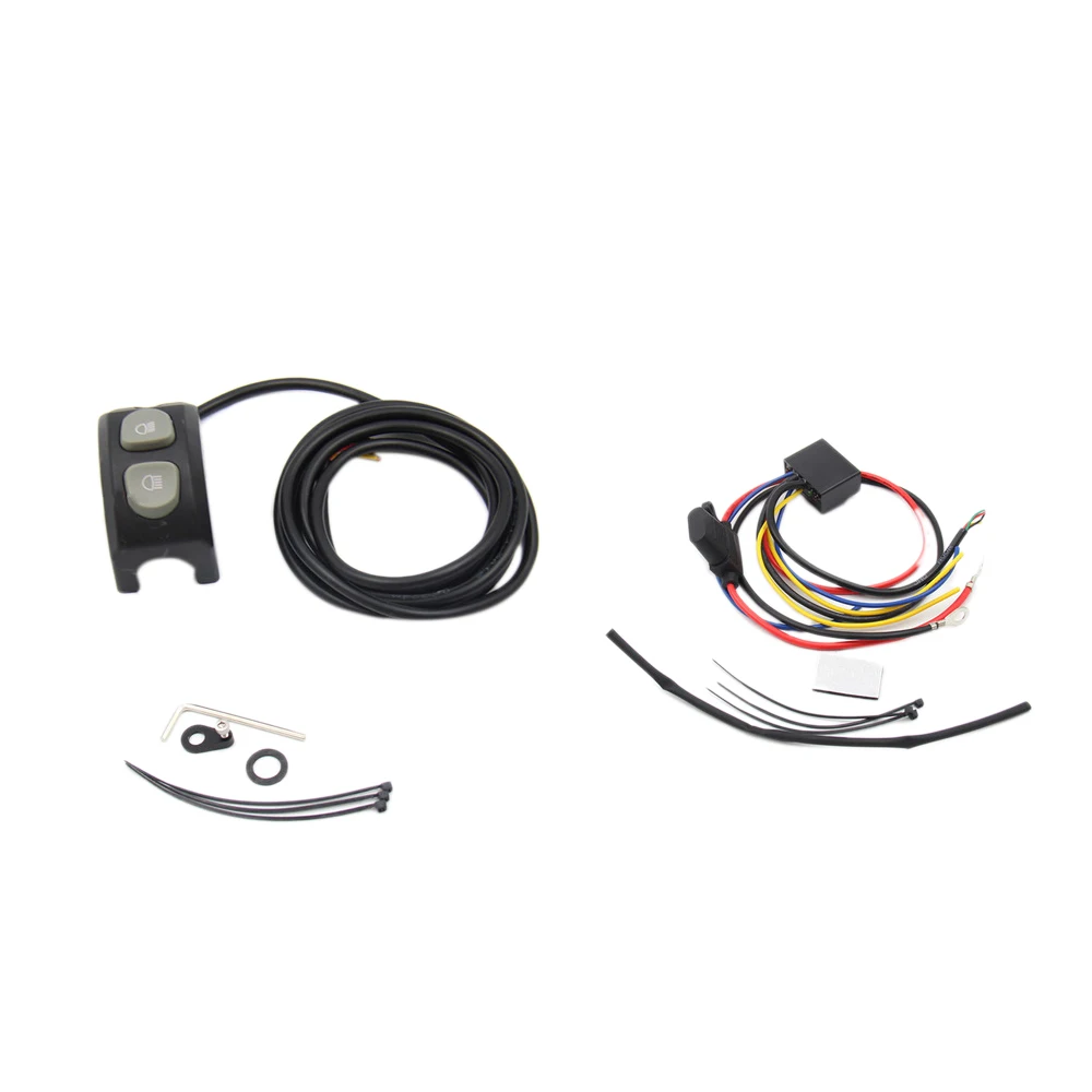 

Motorcycle Fog Lights Wiring Harness Switch Control,Handbar Button Switch with Smart Relay for BMW R1200GS R1250GS / ADV F750GS
