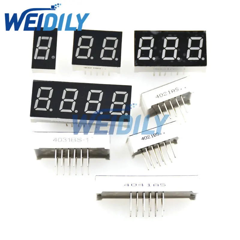 Pack 5 Display De 7 Segmentos, Ánodo Común, Led Rojo, 5161bs | Cuotas