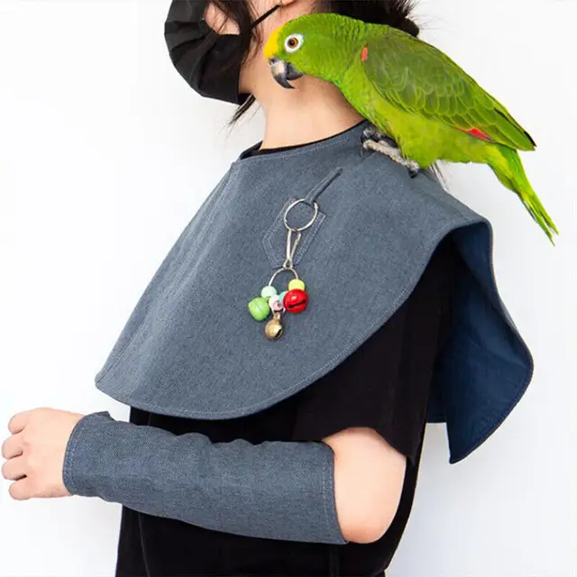 Parrot Anti-Scratch Shoulder Protector, Arm for Protection, Multi-Functional Shoulder Pad, Bird Shoulder Arm Protector, Cape, 2
