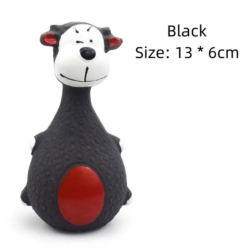 Latex Dog Toys Sound Squeaky Elephant/Cow Animal Chew Pet Rubber Vocal Toys For Small Large Dogs Bite Resistant Interactive Toy 6