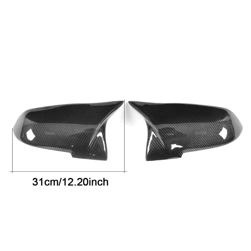 M 룩 카본 파이버 F30 미러 커버 (BMW F20 F22 F31 F34 GT F32 F33 2014-2019년식 호환)