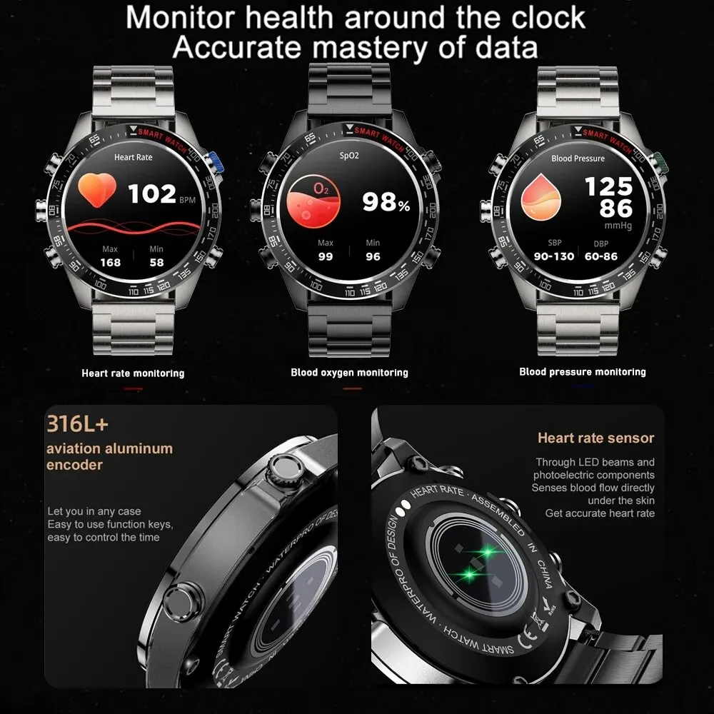 GPS AMOLED NFC Ʈ ġ  ƮϽ ġ, 1.43 ġ, 466x466 HD ȭ, ׻ IP68 , BT ȭ Ʈġ