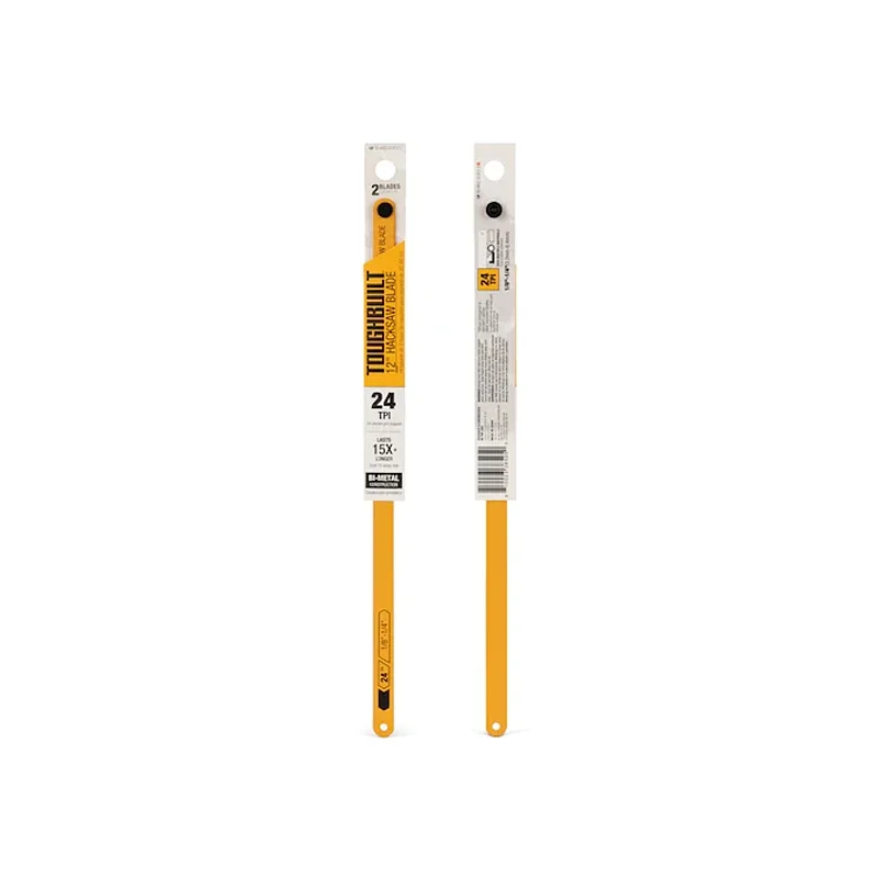12 in Hacksaw Blades-24TPI Hand Hacksaw Blades Hand Tools 2Pk hacksaw blade