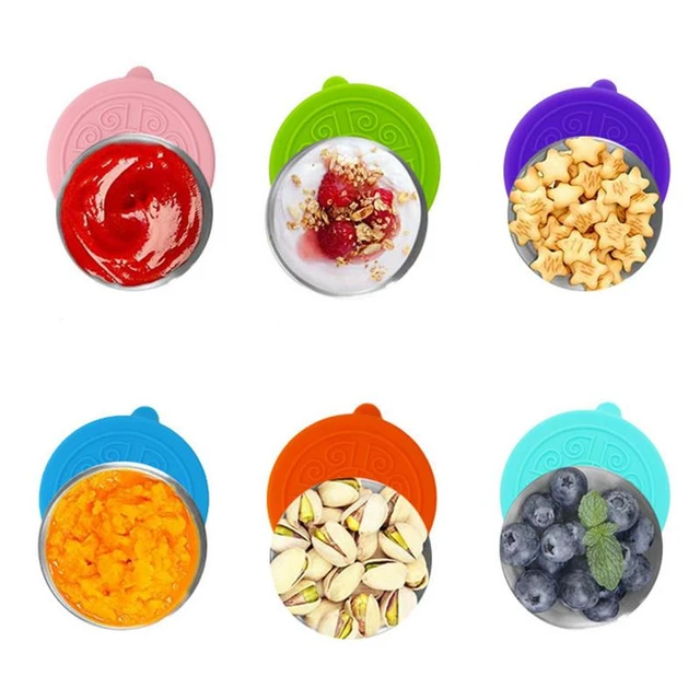 Lunch Box for Kids Leak-Proof Dip Salad Dressing Container Silicone  One-piece Lunch box with Lid Food storage container - AliExpress