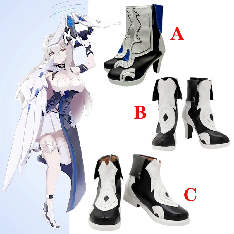 

Honkai Impact 3 Bronya Zaychik Cosplay Shoes Halloween Anime Cosplay Party Men and Women Boot Different Styles