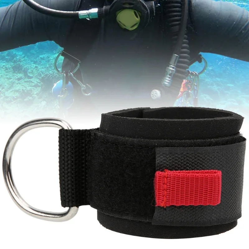 Universal Diving Wrist Strap with D-Shaped Clip and Lanyard
