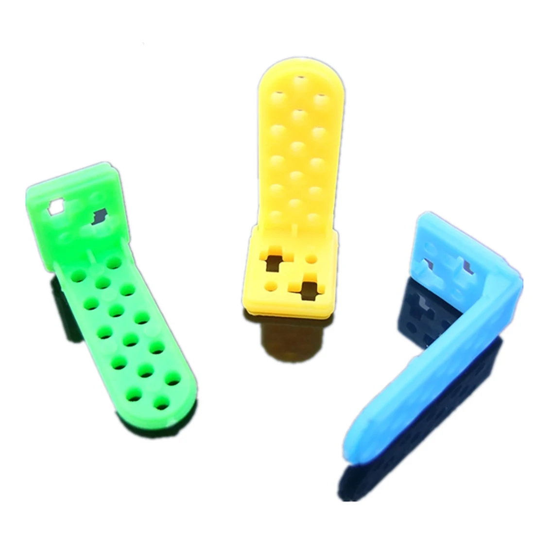 Colour L Type Plastic Angle Code Bracket Fixing Angle Form Frame DIY Model Making Materials Accessories Blue/Yellow/Green