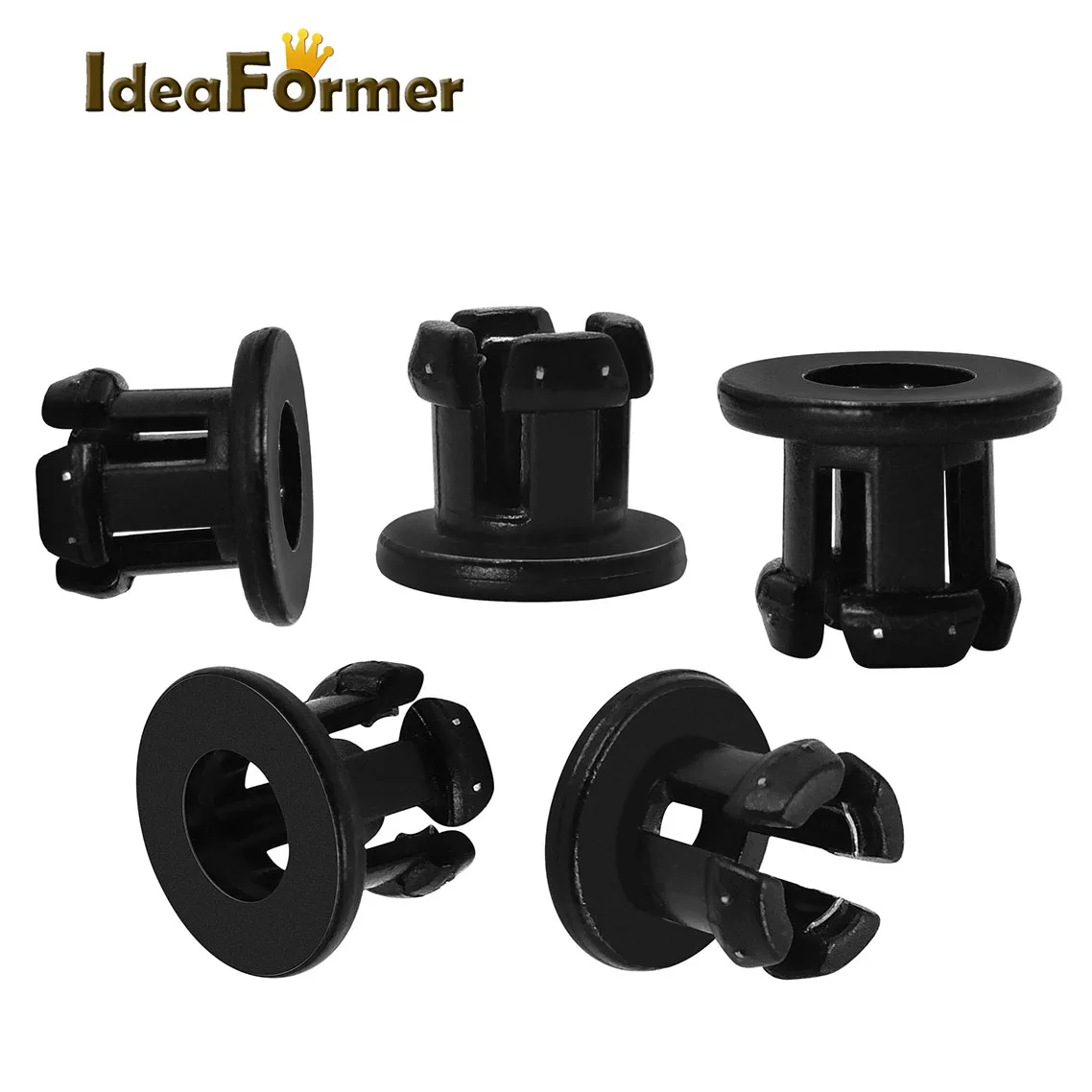 5Pcs UM2 Connector Bore 4mm PTFE tube Coupling Collet and Clamp Clip Set for 1.75mm filament 3D Printer Parts.