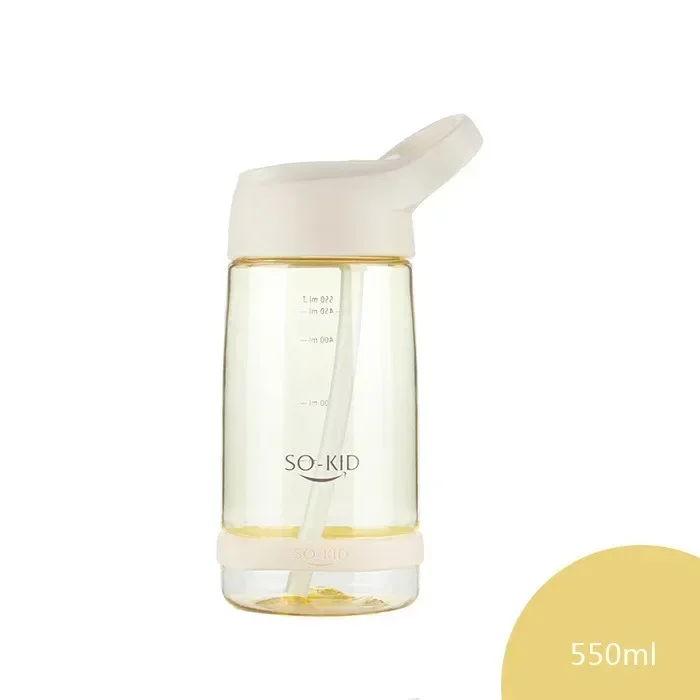 Eco-Friendly Leak-Proof Water Bottle with Straw for Kids - BPA-Free Plastic for School, Hiking, and Camping