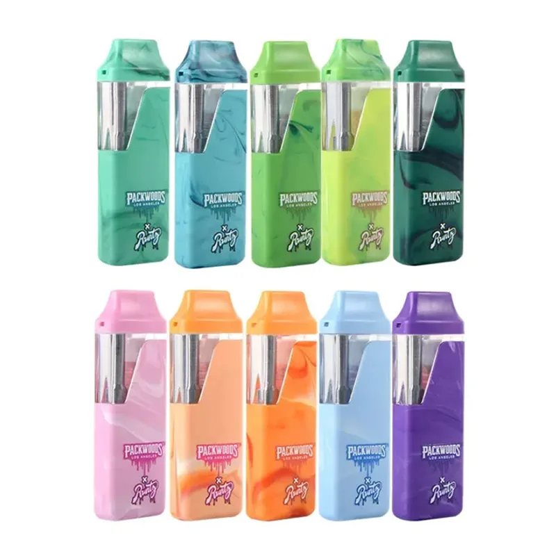 

10pcs/lot PACKWOODS X Runtz Empty Disposable Vape Pen 380mAh 1.0ml Cartridge Electronic Cigarette With Packing Box & Labe