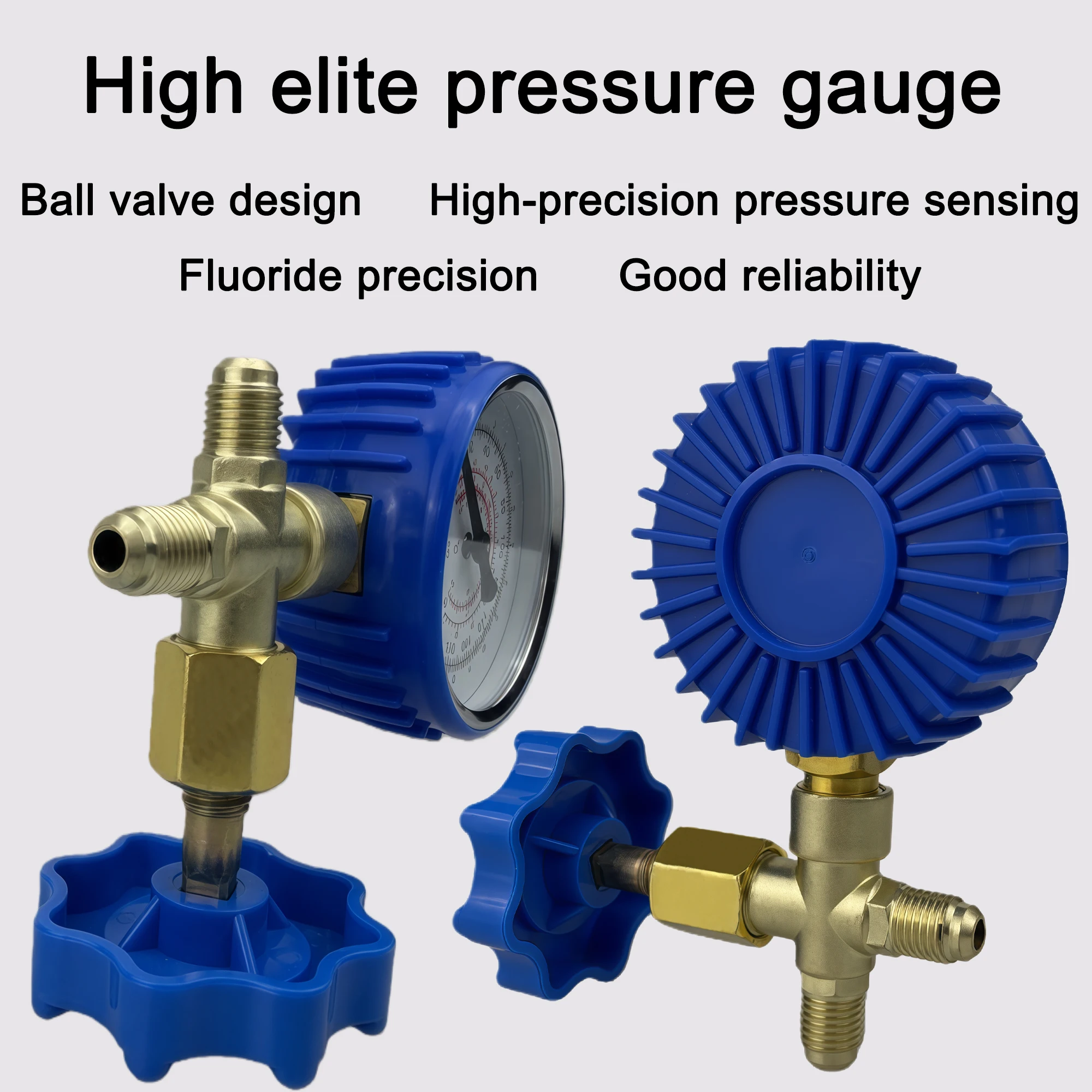 에어컨 충전용 미터 밸브 R22 R134 냉매 자동차 불소 미터 밸브 냉매 압력 게이지