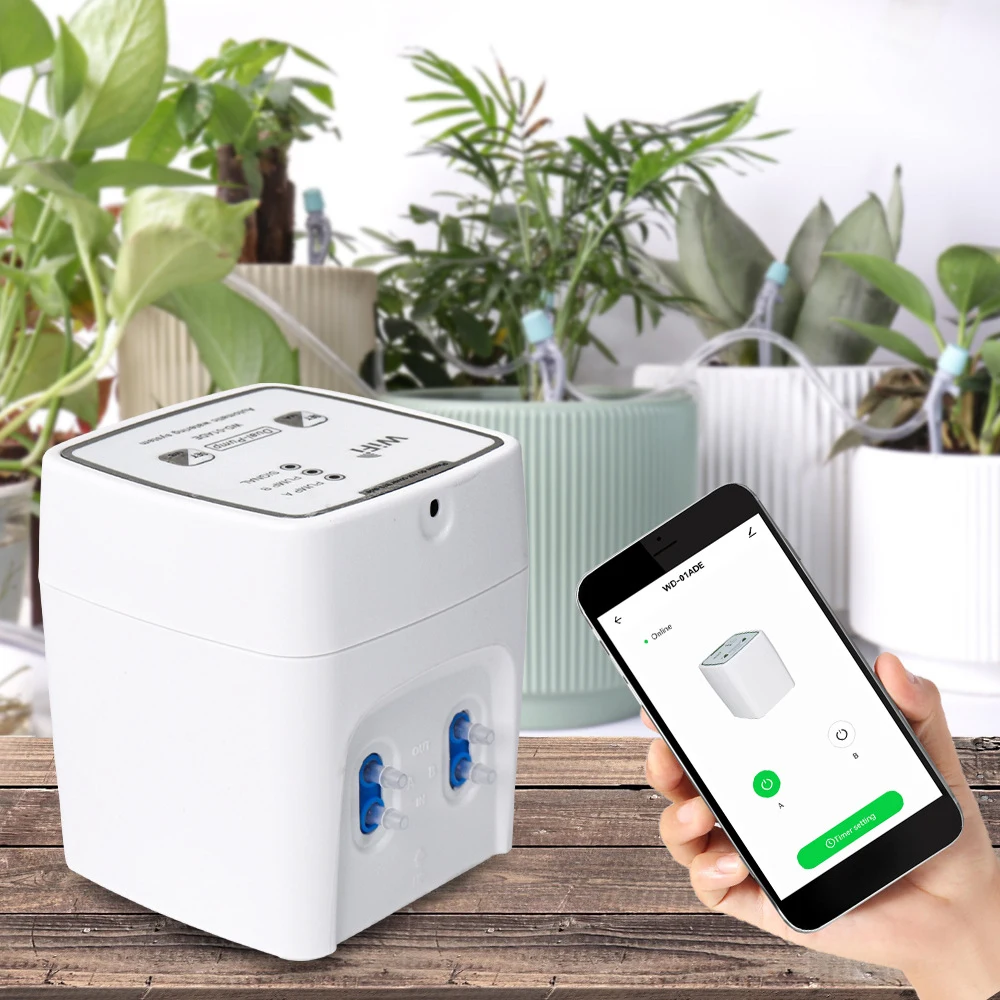 WiFi Self-Watering Kits Intelligent Drip Irrigation System Remote APP Controller Automatic Watering System Kits For Garden Plant - 3