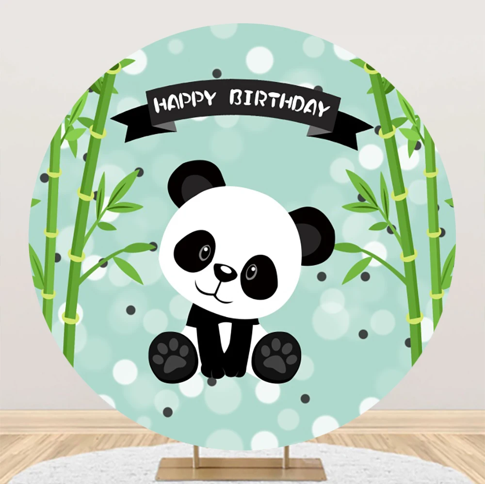 Decorazioni Compleanno A Tema Panda - Banner 'Happy Birthday', Addobbi Per Feste - Baby Shower, Festa Bambini E Ragazzi - Foto 3