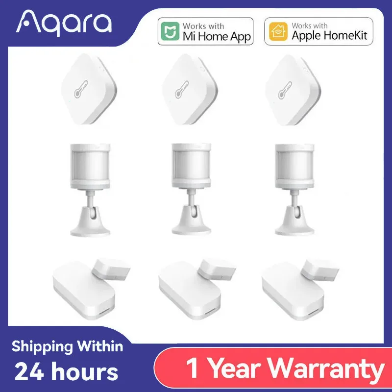 

Aqara Window Door Sensor Temperature Humidity Human Body Motion Sensor Wireless Zigbee Smart home Kits For Xiaomi mijia Mi home