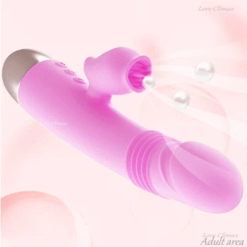 Vibrator Female Masturbation Sex Toy Dildo Stretching Tongue Licking Sucking G-Spot Clitoris Blowjob Women Adult Products for 18 4