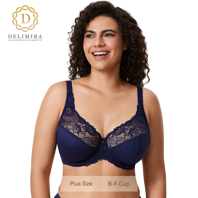 DELIMIRA Women's Plus Size Strapless Minimizer Bra Smooth Unlined Underwire  Support Anti-slip Silicone Full Coverage Bras E F G - AliExpress