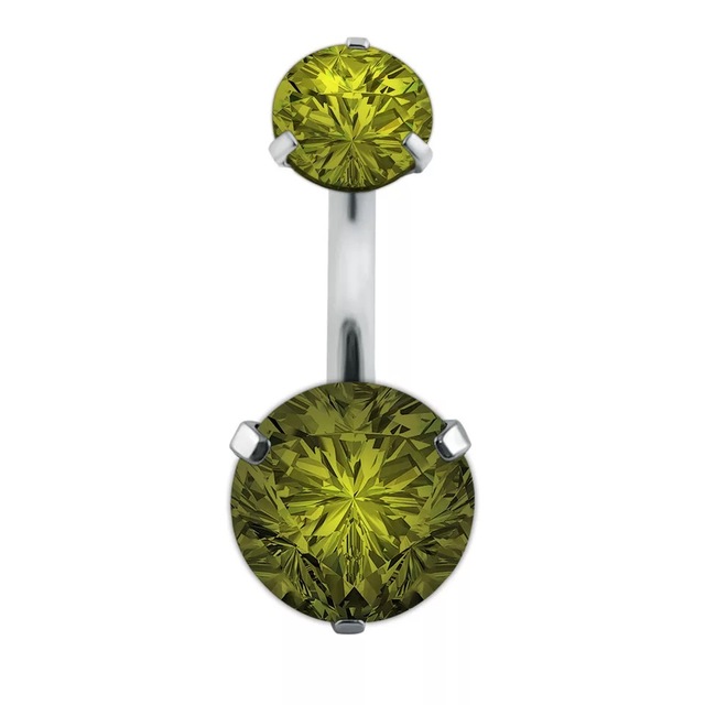 Belly Button Rings Navel Ring  Zircon Drop Dangle Body Belly Piercing Jewelry for Women Beach Belly Navel Rings