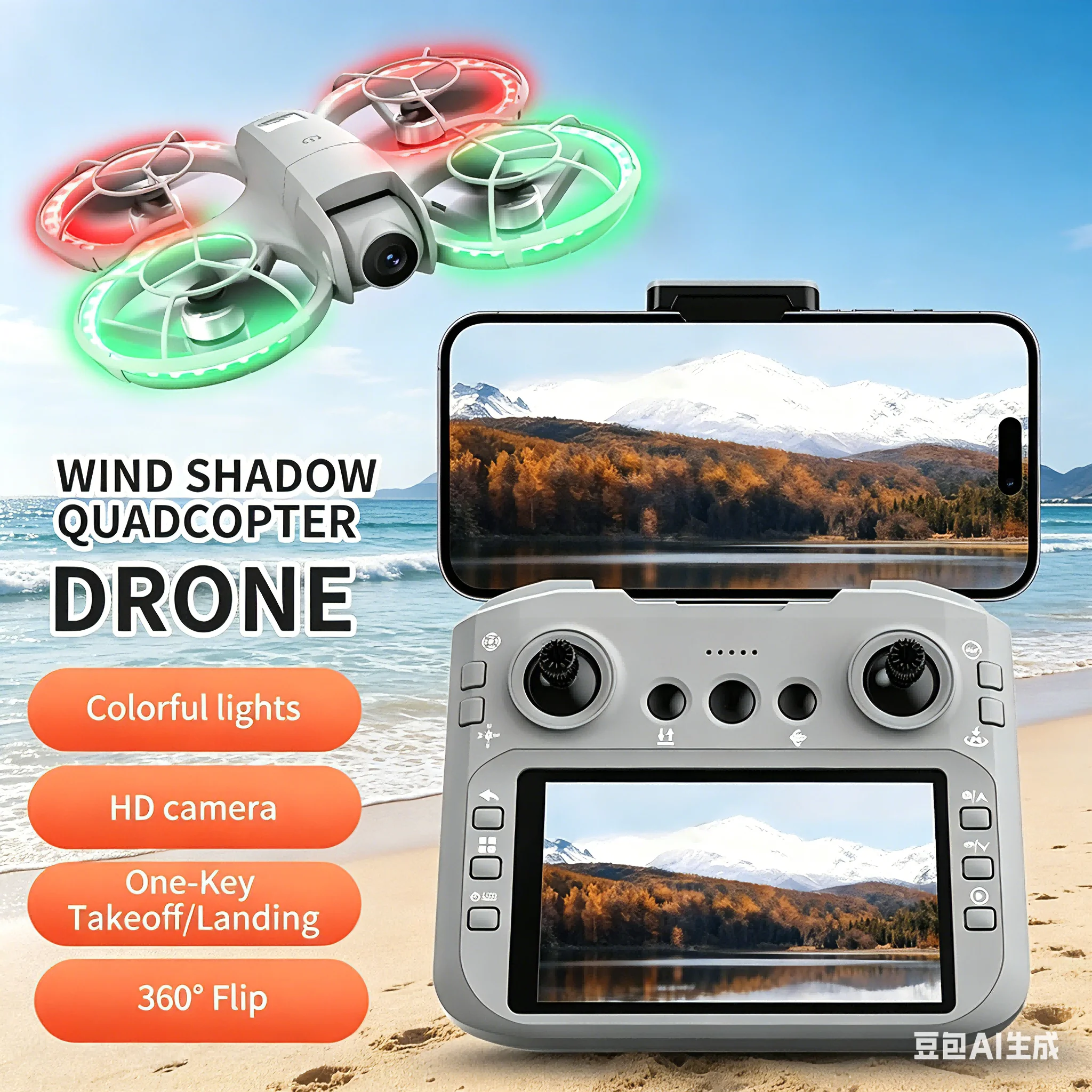 Drone H137 PRO 4K WiFi 5G FPV Moteur Brushless Pliable