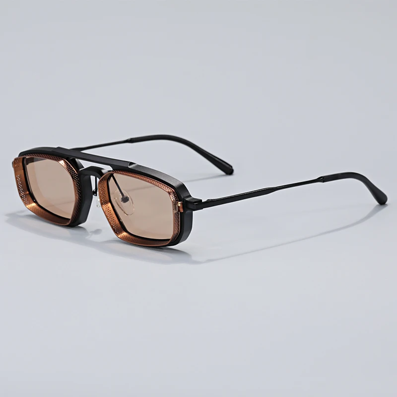 

New High quality designer brand oval sunglasses men's alloy luxury eyewear women's anti glare UV400 outdoor fashion sun glasses